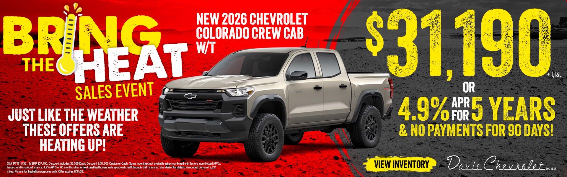 2026 Chevrolet Colorado 
