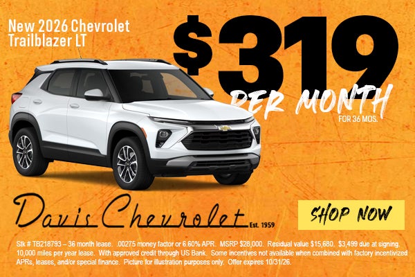 New 2026 Chevrolet Trailblazer LT
